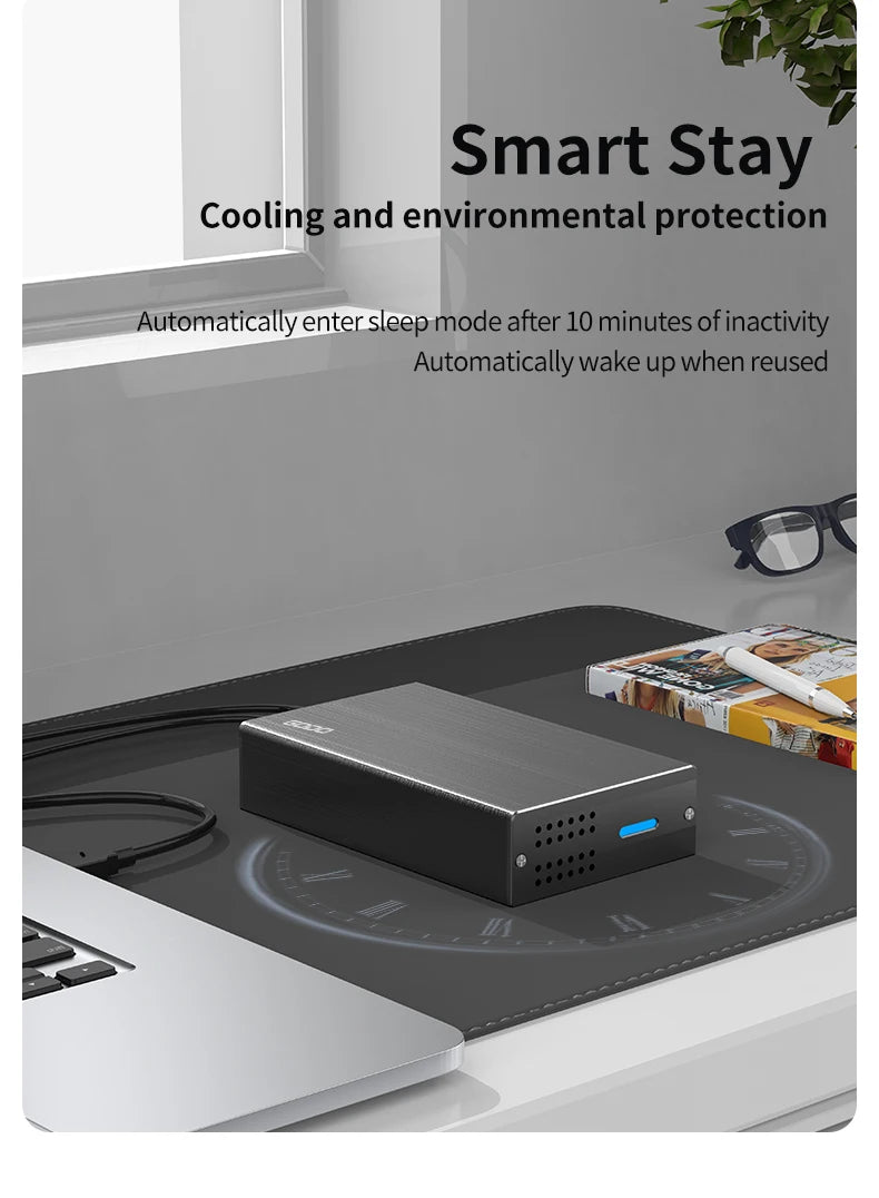 USB 3.0 Dual Drive Dock for 2.5" SATA SSD/HDD