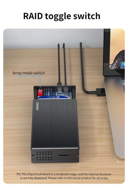 USB 3.0 Dual Drive Dock for 2.5" SATA SSD/HDD