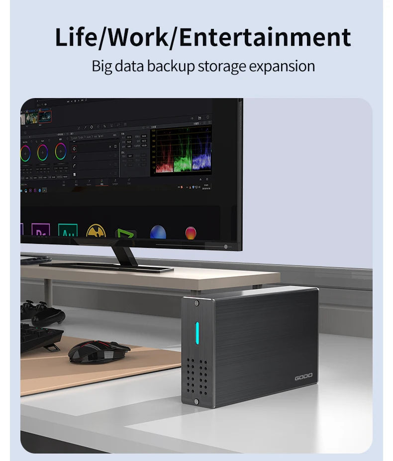 USB 3.0 Dual Drive Dock for 2.5" SATA SSD/HDD