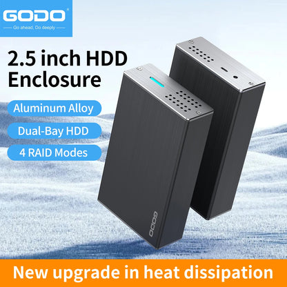 USB 3.0 Dual Drive Dock for 2.5" SATA SSD/HDD